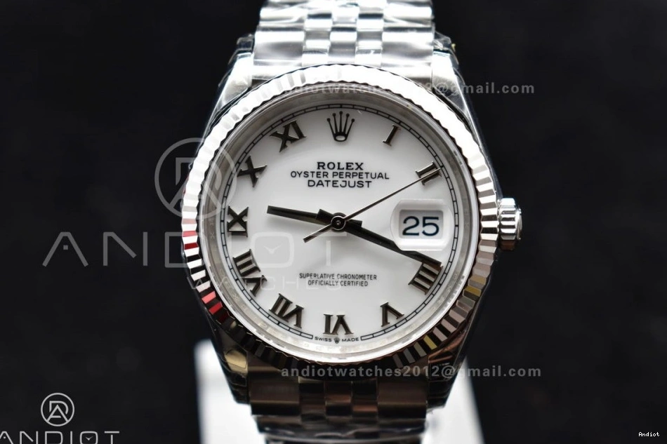 Bracelet SS VSF 126234 on Best Markers DateJust Edition White Jubilee 904L 1:1 Roman VS3235 36 Dial 0409